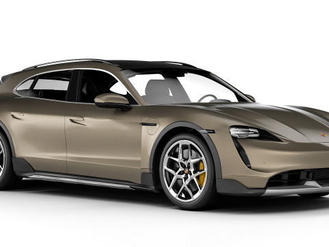 Porsche Taycan Turbo S Cross Turismo 2021 3D Model