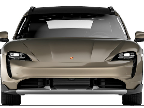 Porsche Taycan Turbo S Cross Turismo 2021 3D Model