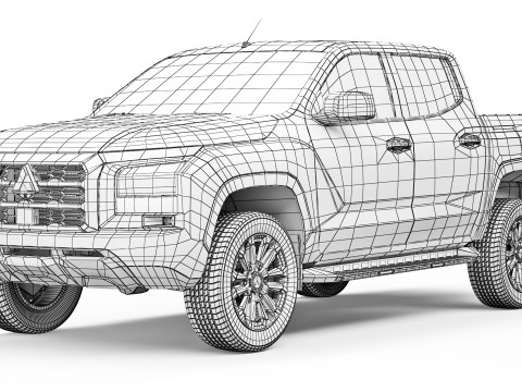 Mitsubishi L200 Triton 2024 3Dモデル