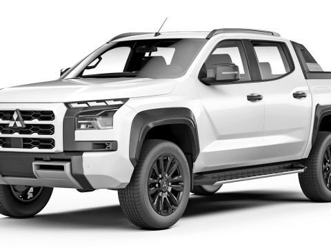 Mitsubishi L200 Triton Athlete 2024 3D 모델