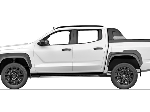 Mitsubishi L200 Triton Athlete 2024 Model 3D