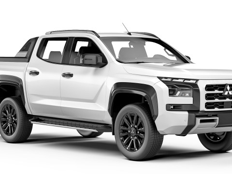 Mitsubishi L200 Triton Athlete 2024 Model 3D