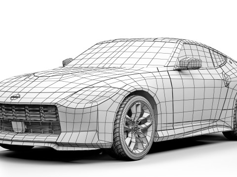 Nissan Z 2023 Model 3D
