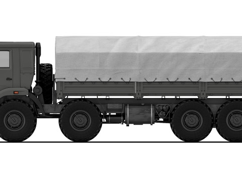Kamaz 63501 Mustang 2016 3D Model