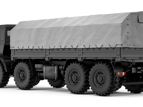 Kamaz 63501 Mustang 2016 3D Model