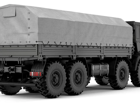 Kamaz 63501 Mustang 2016 3D Model