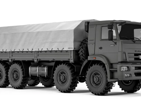 Kamaz 63501 Mustang 2016 3D Model