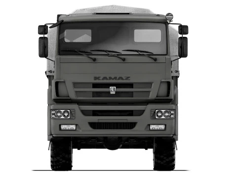 Kamaz 63501 Mustang 2016 3D Model