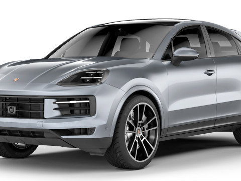 Porsche Cayenne Coupe 2024 3D Model