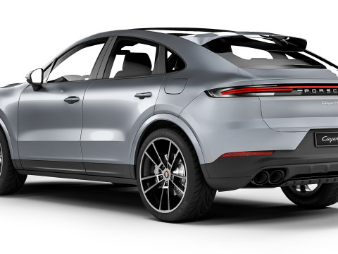 Porsche Cayenne Coupe 2024 3D Model