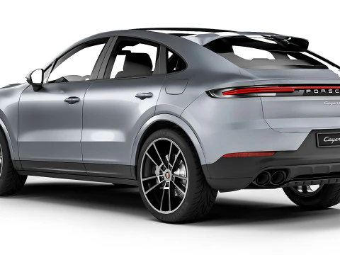 Porsche Cayenne Coupe 2024 3D Model