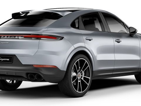 Porsche Cayenne Coupe 2024 3D Model