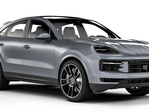 Porsche Cayenne Coupe 2024 3D Model