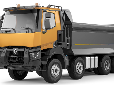 Renault K430 8x4 tipper 2016 Model 3D