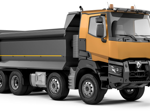 雷诺 K430 8x4 自卸车 2016 3D 模型