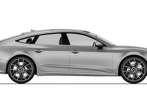 Audi S7 Sportback 2020 3D Model