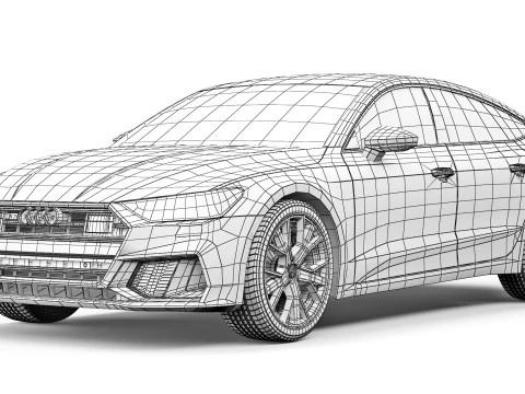 Audi S7 Sportback 2020 Modello 3D