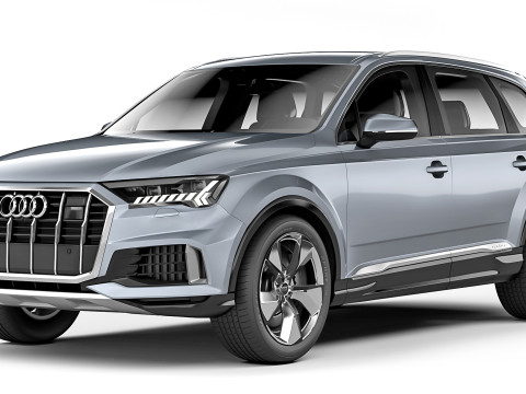 Audi Q7 2020 3D Модель