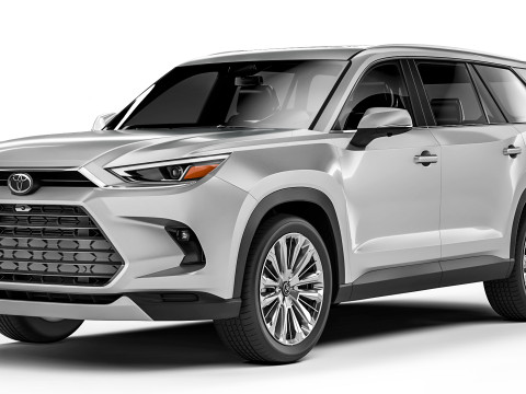 Toyota Grand Highlander 2024 3Dモデル