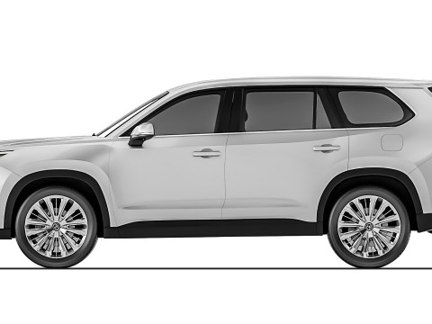 Toyota Grand Highlander 2024 3Dモデル