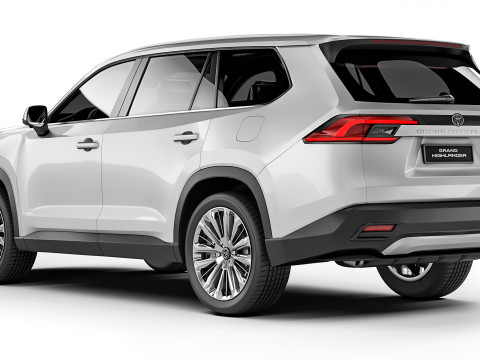 Toyota Grand Highlander 2024 3Dモデル