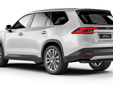 Toyota Grand Highlander 2024 3D Model