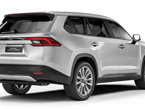Toyota Grand Highlander 2024 3Dモデル