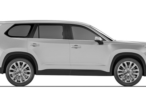 Toyota Grand Highlander 2024 3Dモデル