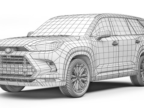 Toyota Grand Highlander 2024 3Dモデル