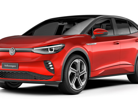 Volkswagen ID5 GTX 2022 3D Modell