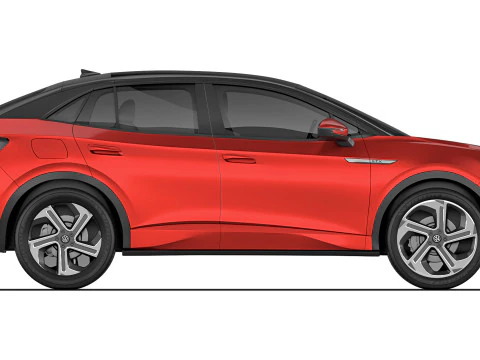 Volkswagen ID5 GTX 2022 3D Model