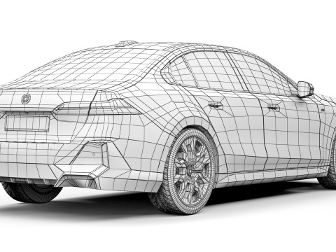 Electric sedan G60 i5 2024 3D Model