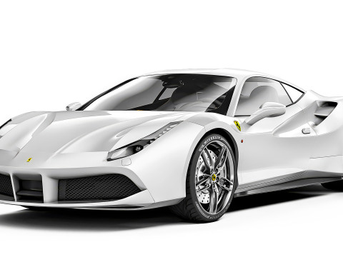 Ferrari 488 GTB 2016 3D Model
