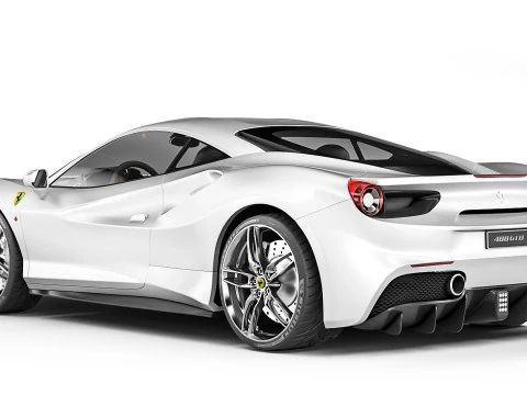 Ferrari 488 GTB 2016 3D Model