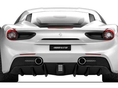 Ferrari 488 GTB 2016 Model 3D