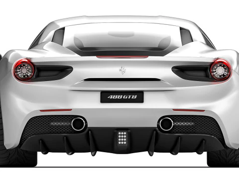 Ferrari 488 GTB 2016 3D Model