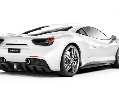 Ferrari 488 GTB 2016 3D Model