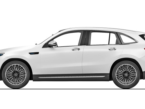 Mercedes-Benz EQC 400 2020 3Dモデル