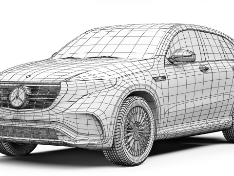 Mercedes-Benz EQC 400 2020 3Dモデル