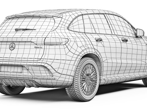 Mercedes-Benz EQC 400 2020 3Dモデル