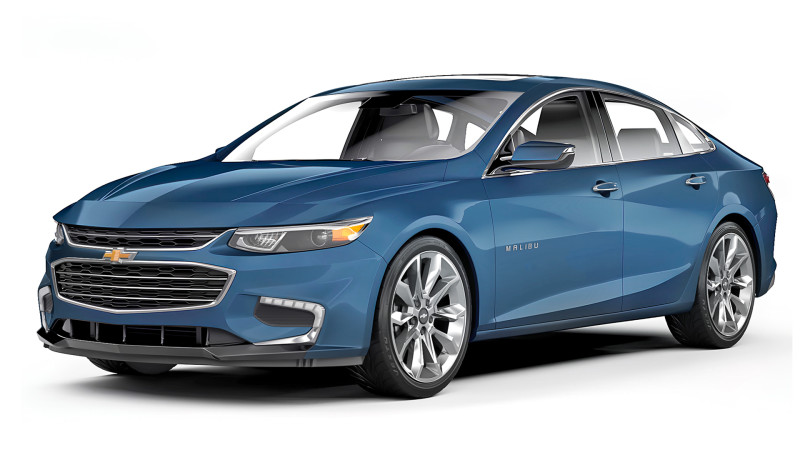 Chevrolet Malibu 2018 3D Model .c4d .max .obj .3ds .fbx .stl .blend