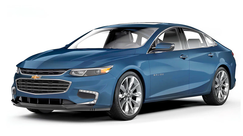 Chevrolet Malibu 2018 3D Model .c4d .max .obj .3ds .fbx .stl .blend