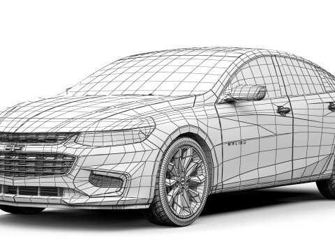 Chevrolet Malibu 2018 3D Model