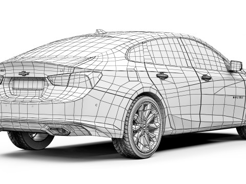 Chevrolet Malibu 2018 3D Model