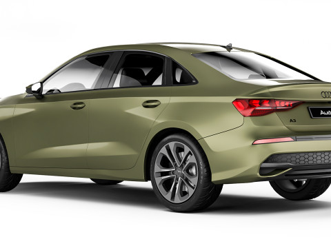 Audi A3 Sedan 2025 3D मॉडल