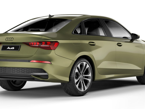 Audi A3 Sedan 2025 3D मॉडल