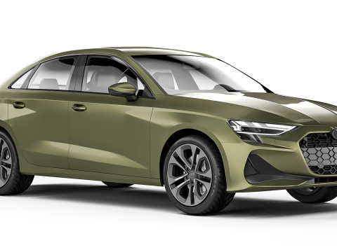 Audi A3 Sedan 2025 3D मॉडल