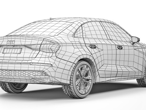 Audi A3 Sedan 2025 3D मॉडल
