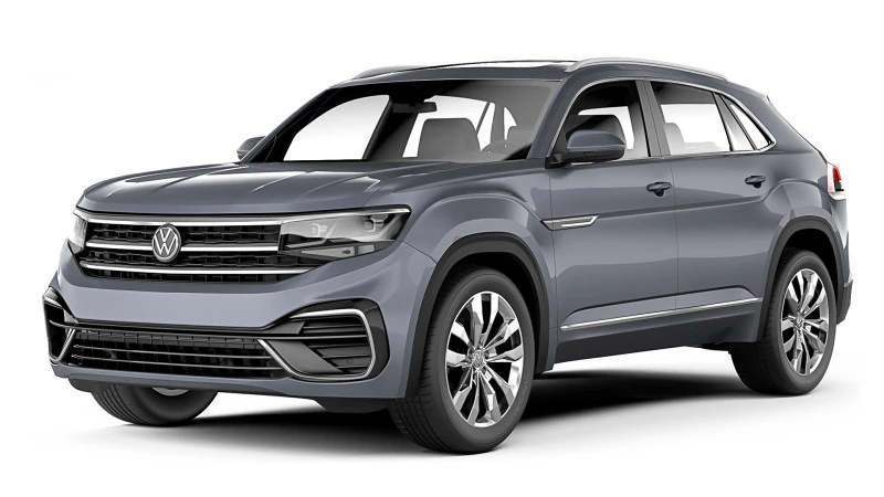 Volkswagen Atlas Cross Sport R-Line 2021 3D Model .c4d .max .obj .3ds .fbx .stl .blend 