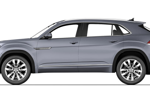 Volkswagen Atlas Cross Sport R-Line 2021 3D Model
